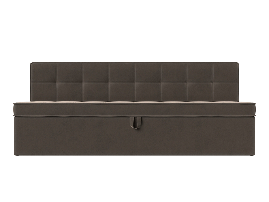 Диван кухонный прямой Техас (seven 727 коричневый)