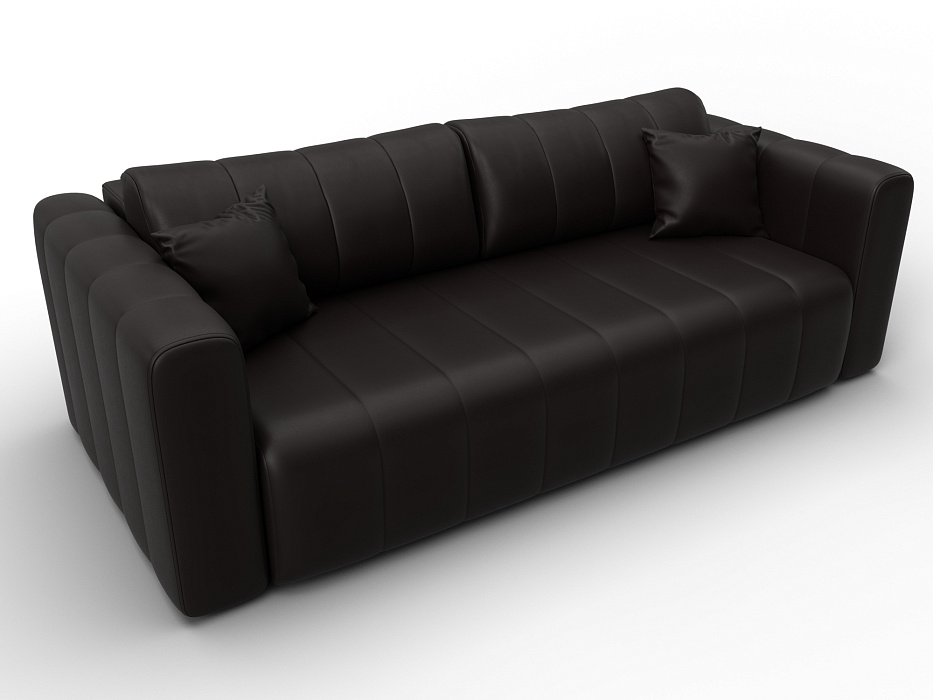 Диван прямой Лига-062 НПБ (grifon 12 коричневый)