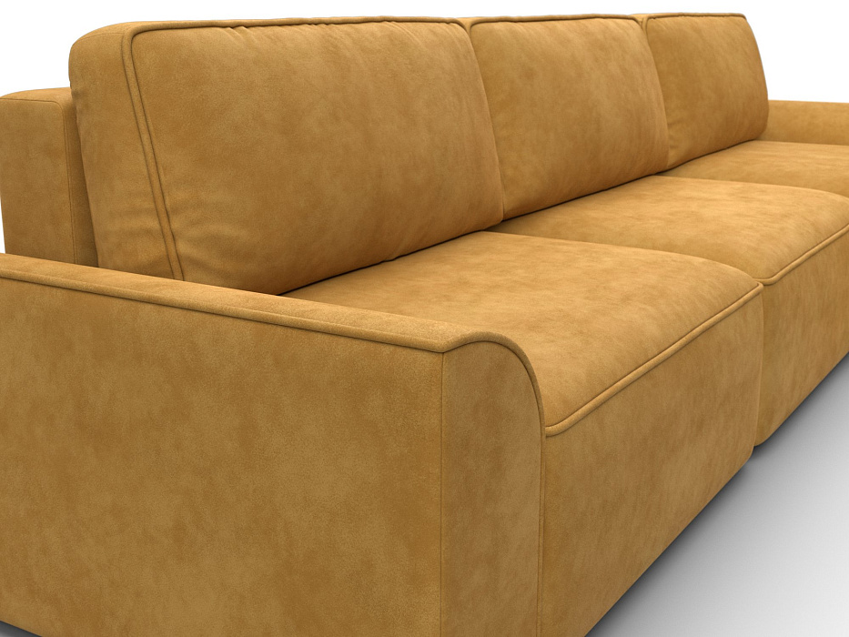 Диван угловой Лига-048 НПБ лонг (brut 10 желтый)