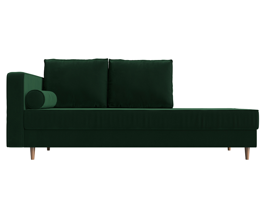 Кушетка Прайм левая (seven 626 зеленый)