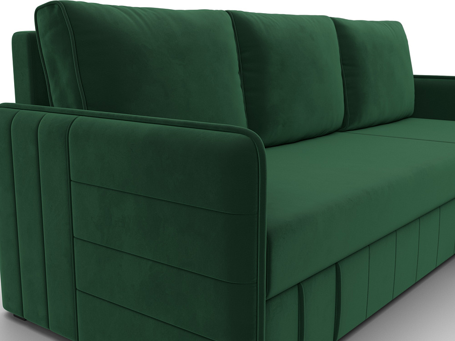 Диван угловой Слим угол универсальный (seven 626 зеленый)