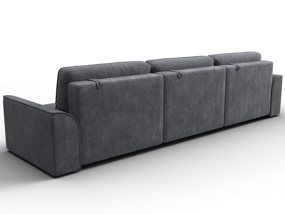 Диван прямой Лига-048 НПБ Лонг (brut 16 темно-серый)