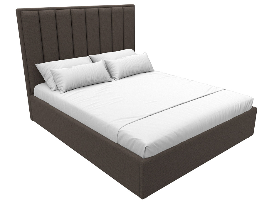 Кровать интерьерная Афродита 160 (амур 05 коричневый)