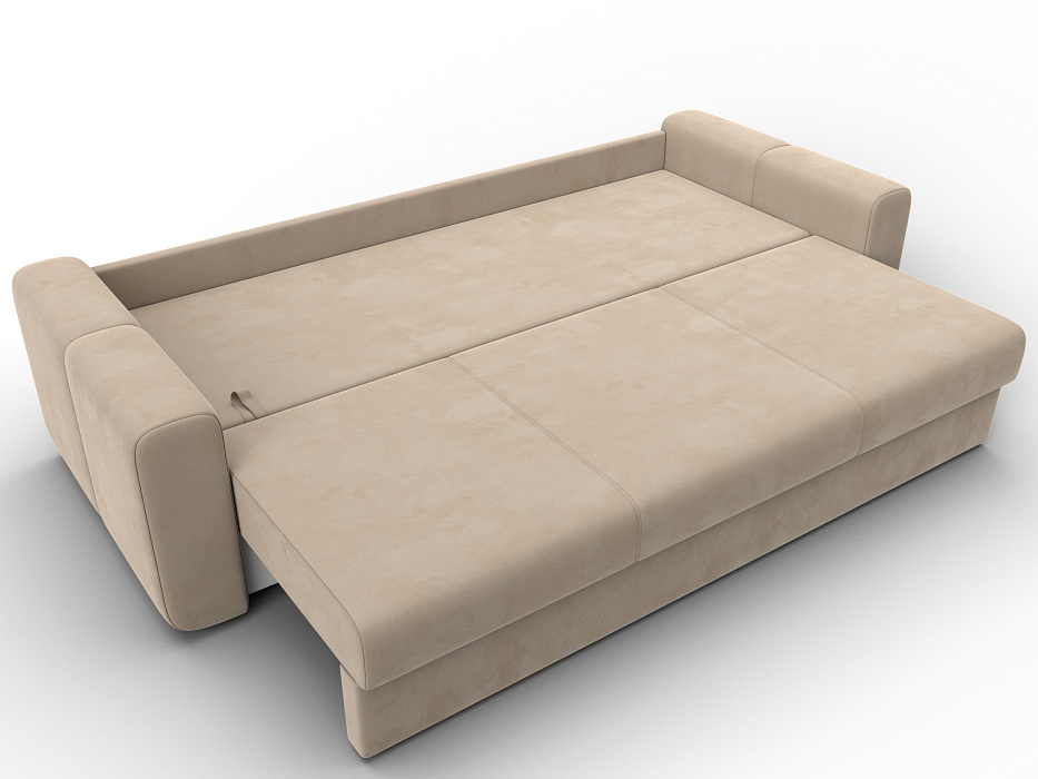 Диван прямой Лига-031 (seven 729 бежевый)