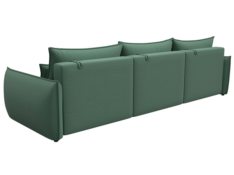 Диван прямой Лига-051 НПБ Лонг (амур 11 зеленый)