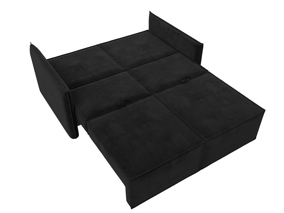 Диван прямой Либерти мини (seven 35 черный)