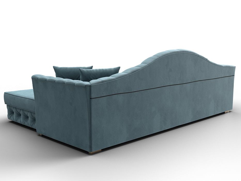 Диван угловой Артис правый угол (seven 113 бирюзовый)