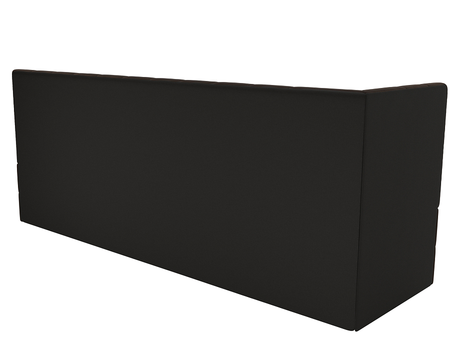 Диван кухонный прямой Бриз с углом слева (коричневый)