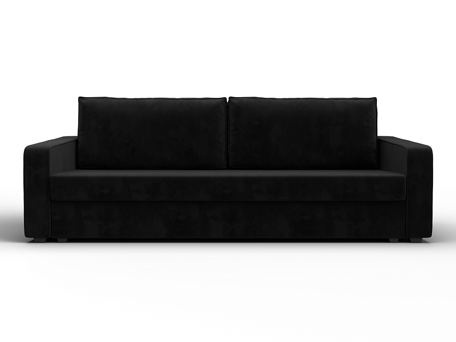 Диван прямой Лига-009 (seven 35 черный)