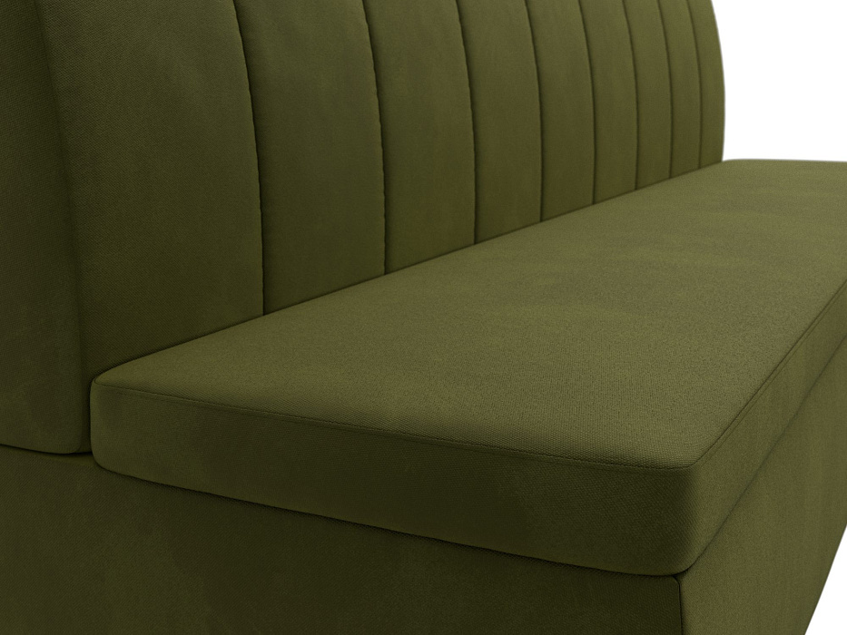 Диван кухонный прямой Кантри (зеленый)