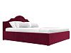 Интерьерная кровать Афина 160 (бордовый цвет)