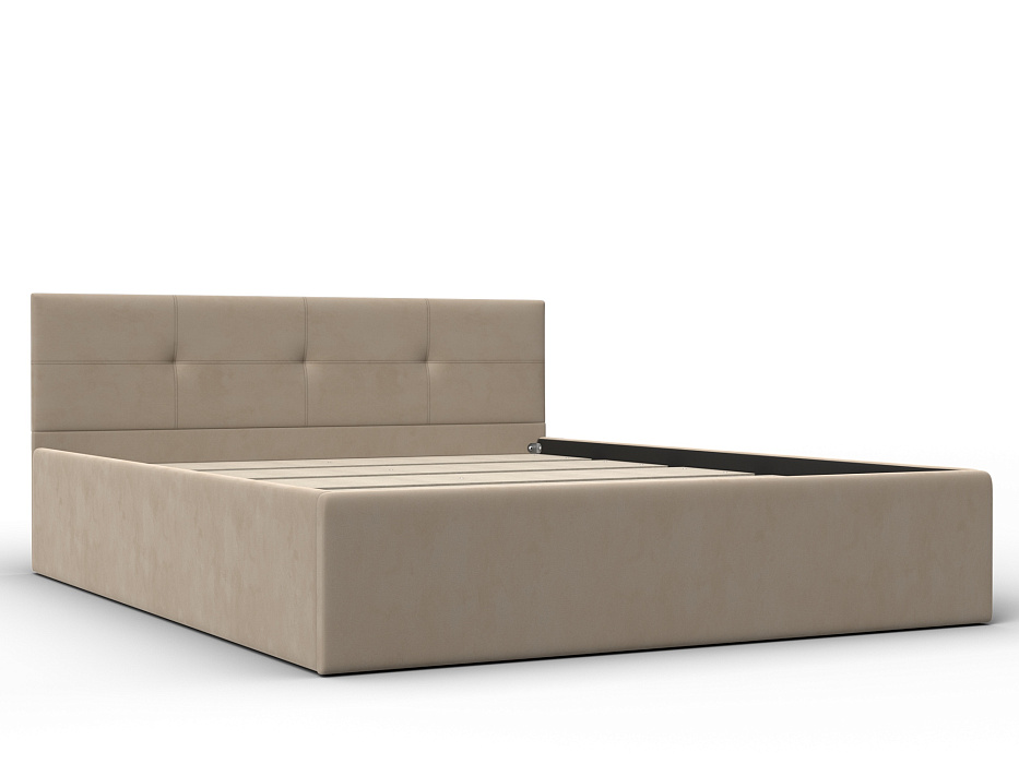 Кровать двухспальная Лига-127 (160) (seven 729 бежевый)