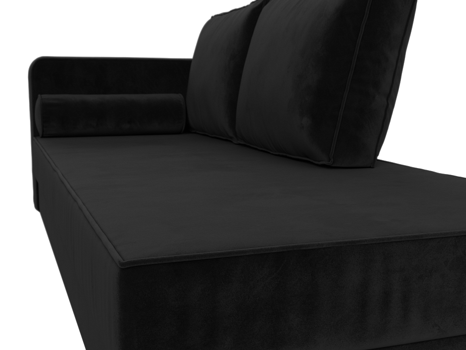 Кушетка Прайм левая (seven 35 черный)