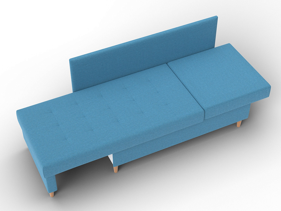 Кушетка Лига-098 (амур 10 голубой)