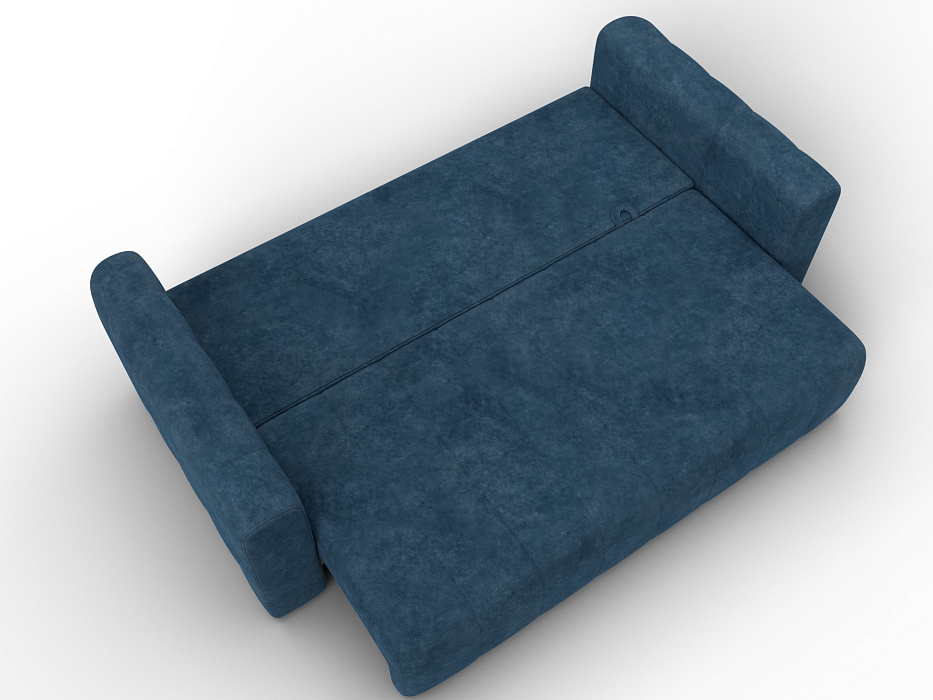 Диван прямой Лига-062 НПБ (велюр brut 11 синий)