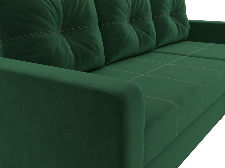 Диван угловой Ливерпуль Лайт правый угол (seven 626 зеленый)