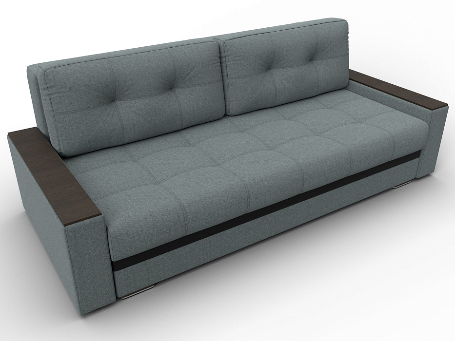 Диван прямой с декором Лига-096 НПБ фото в интернет-магазине Лига Диванов