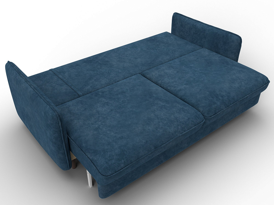 Диван прямой Лига-064 НПБ (brut 11 синий)