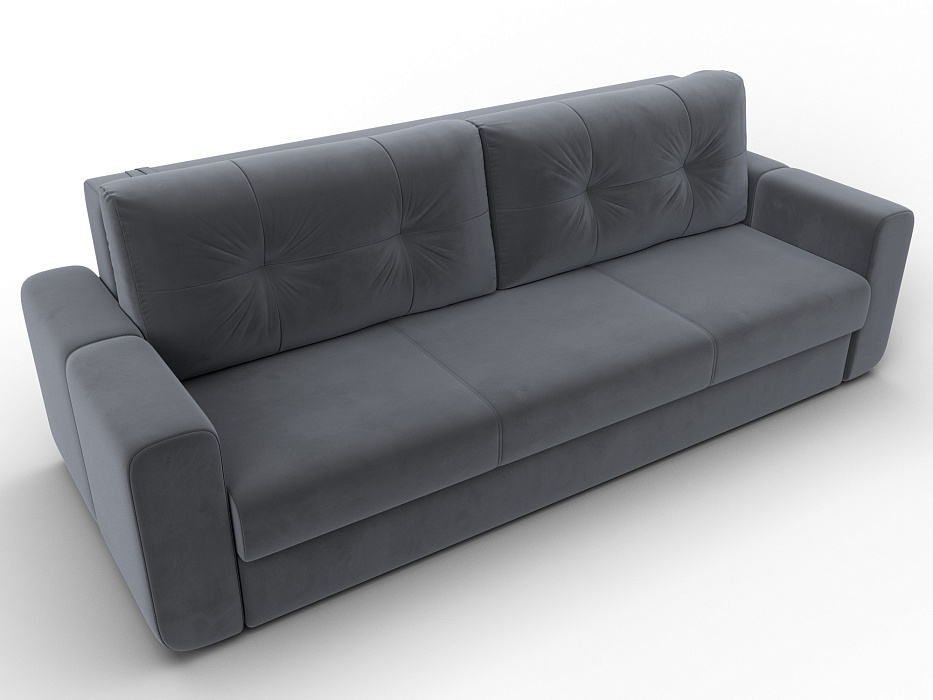 Диван прямой Лига-031 (seven 17 серый)