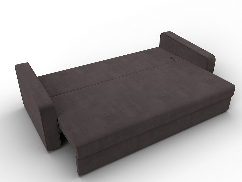 Диван прямой Лига-009 (seven 727 коричневый)