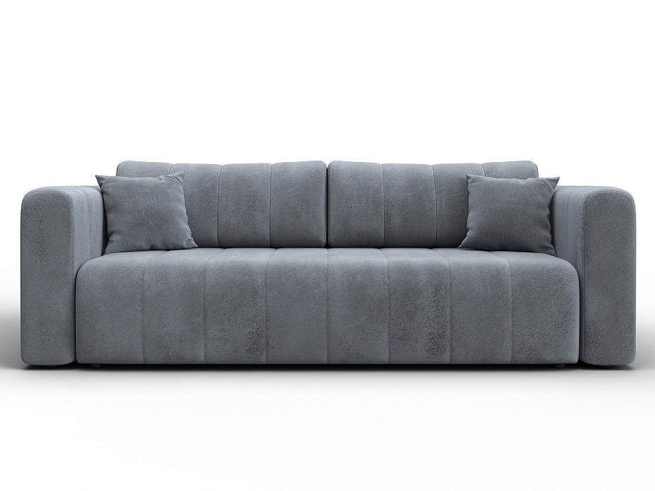 Диван прямой Лига-062 НПБ (tower 10 серый)