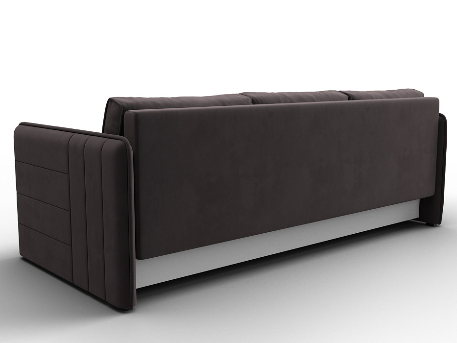 Диван прямой Слим (коричневый)