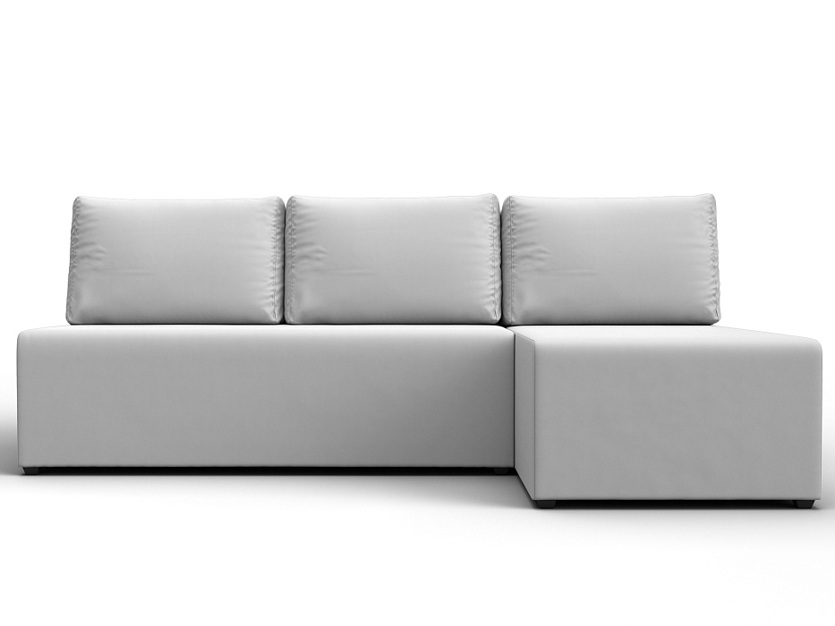 Диван угловой Поло правый угол (белый)