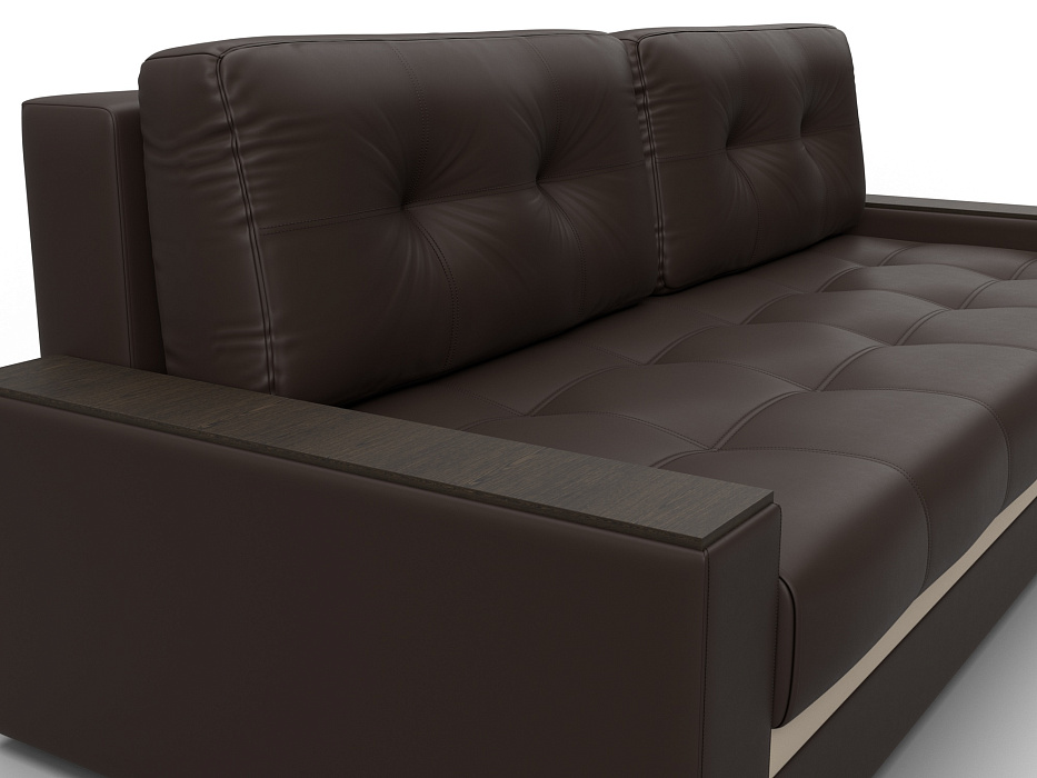 Диван прямой с декором Лига-096 НПБ фото в интернет-магазине Лига Диванов