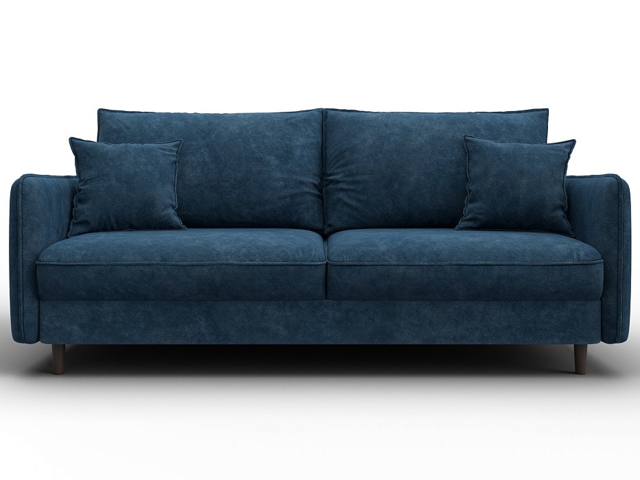 Диван прямой Лига-064 НПБ (brut 11 синий)