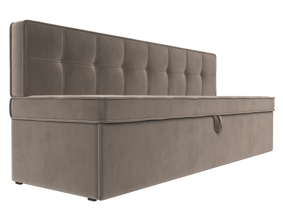 Диван кухонный прямой Техас (seven 727 коричневый)