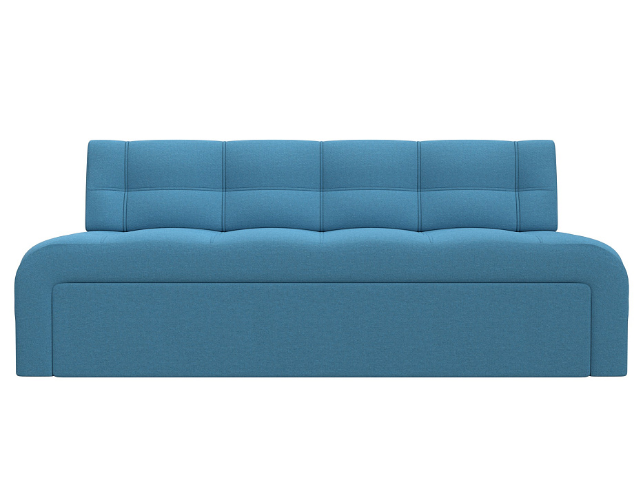 Диван кухонный прямой Люксор (амур 10 голубой)