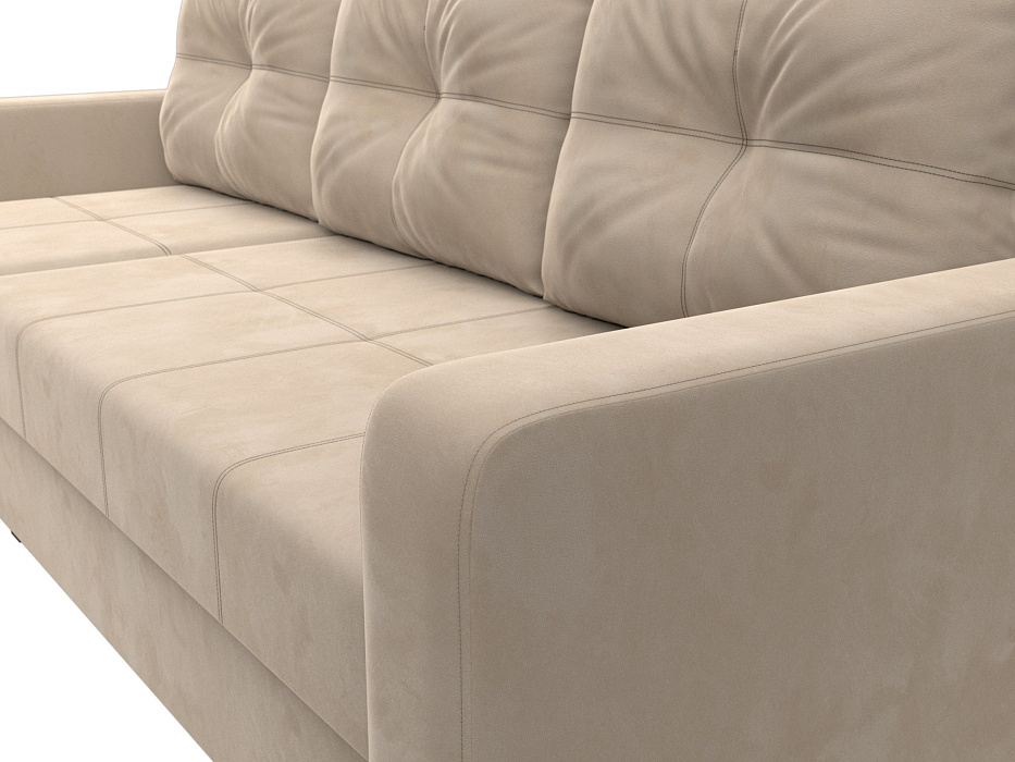 Диван угловой Ливерпуль Лайт левый угол (seven 729 бежевый)