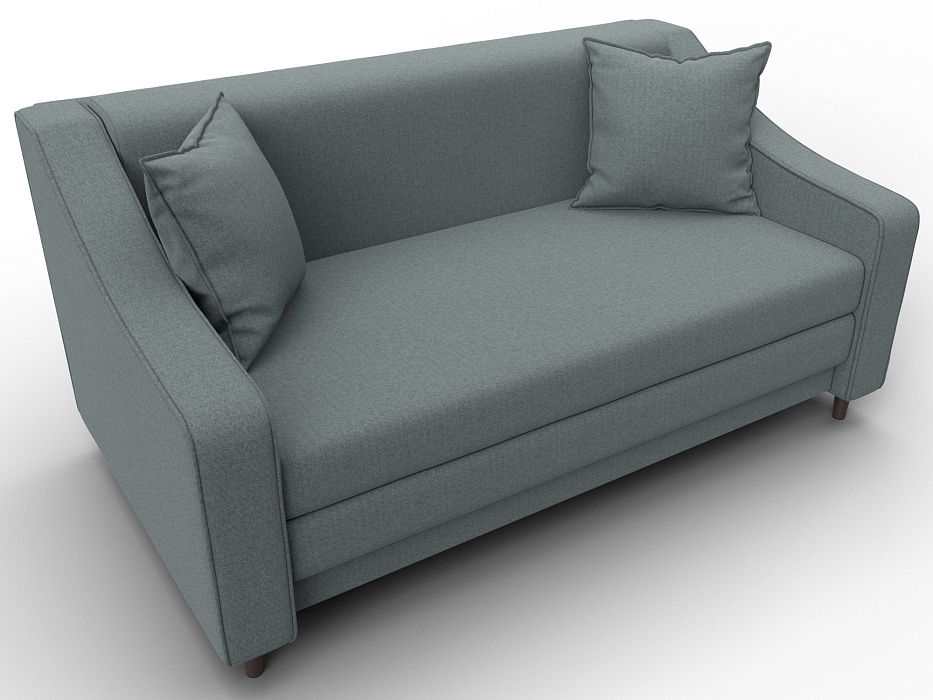 Диван прямой Лига-071 (амур 07 серый)