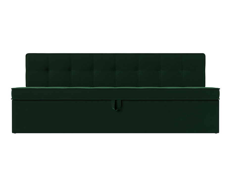 Диван кухонный прямой Техас (seven 626 зеленый)
