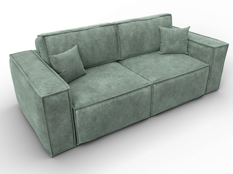 Диван прямой Лига-081 НПБ (brut 08 зеленый)