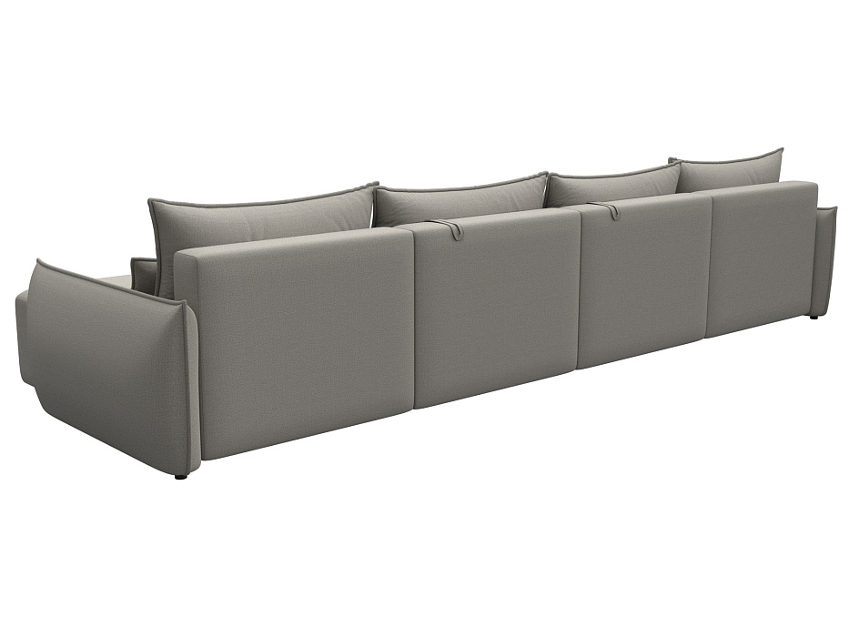 Диван П-образный Лига-051 НПБ Лонг (амур 02 бежевый)