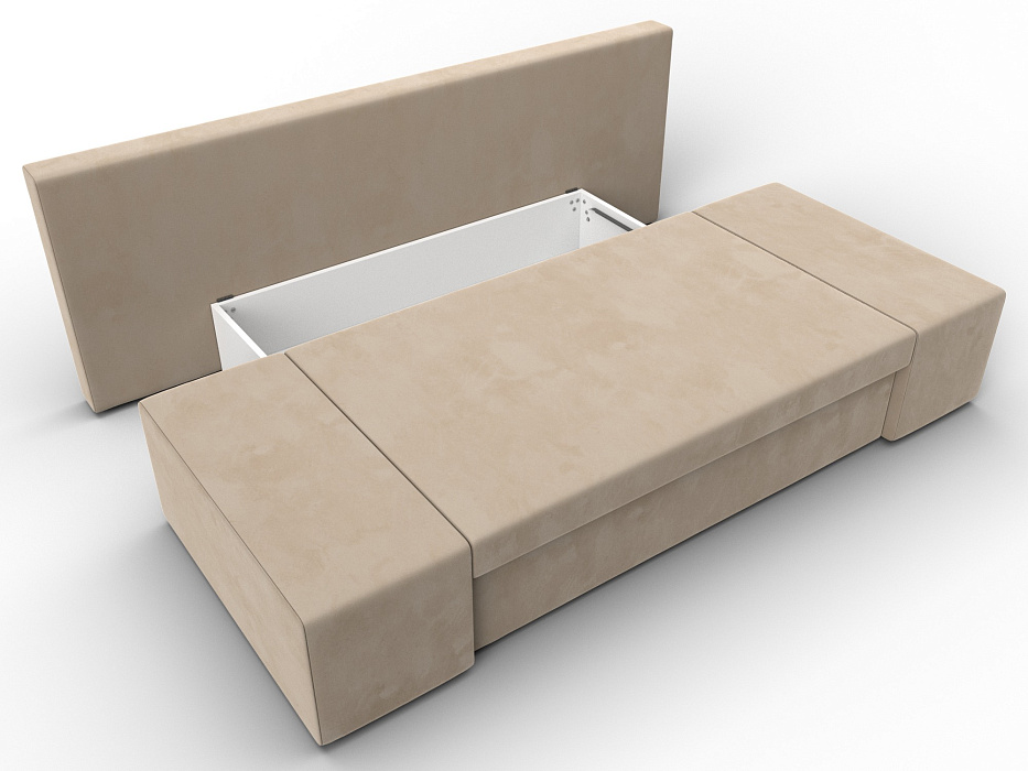 Диван прямой Сан Марко (seven 729 бежевый)