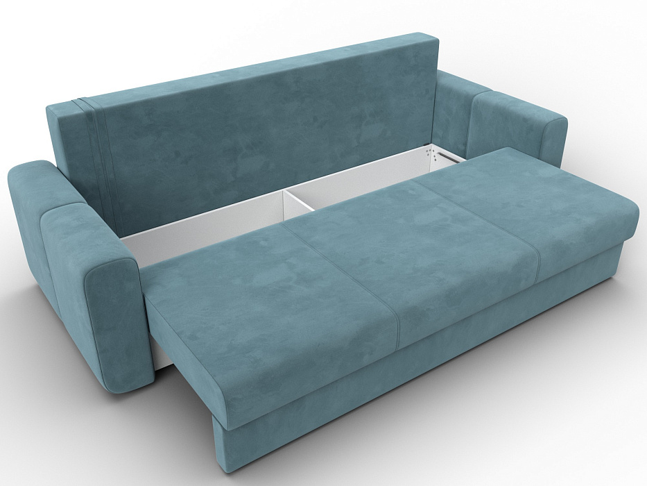 Диван прямой Лига-031 (seven 113 бирюзовый)