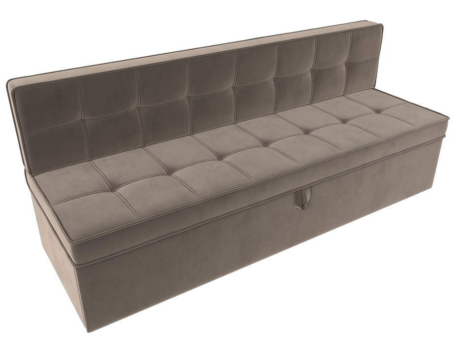 Диван кухонный прямой Техас (seven 727 коричневый)