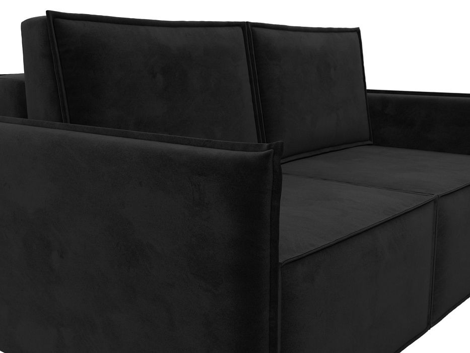 Диван прямой Либерти мини (seven 35 черный)
