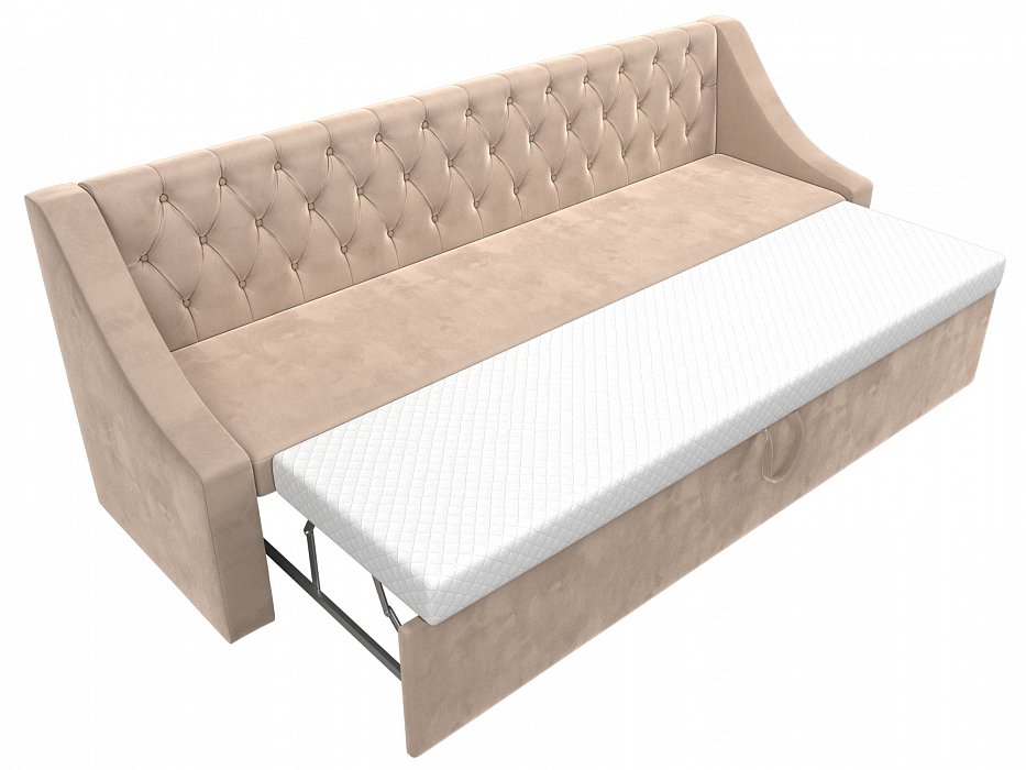 Диван кухонный прямой Мерлин (seven 729 бежевый)