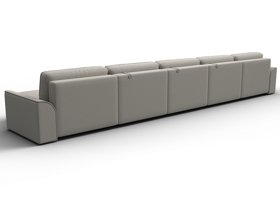 Диван П-образный Лига-048 НПБ МегаЛонг (амур 02 бежевый)