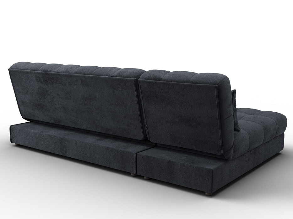 Диван угловой Лига-116 НПБ угол левый (tower 11 темно-серый)