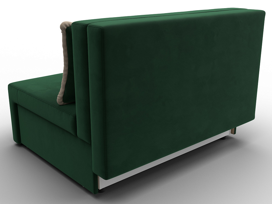 Диван прямой Лагуна (seven 626 зеленый;seven 729 бежевый)