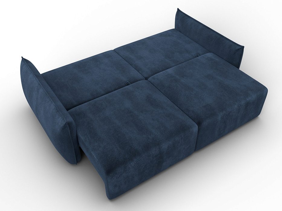 Диван прямой Лига-051 НПБ (tower 13 синий)