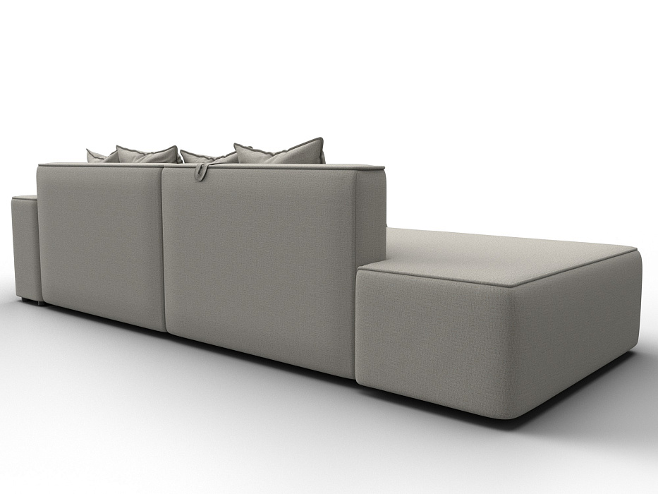 Диван угловой Лига-079 угол правый (амур 02 бежевый)