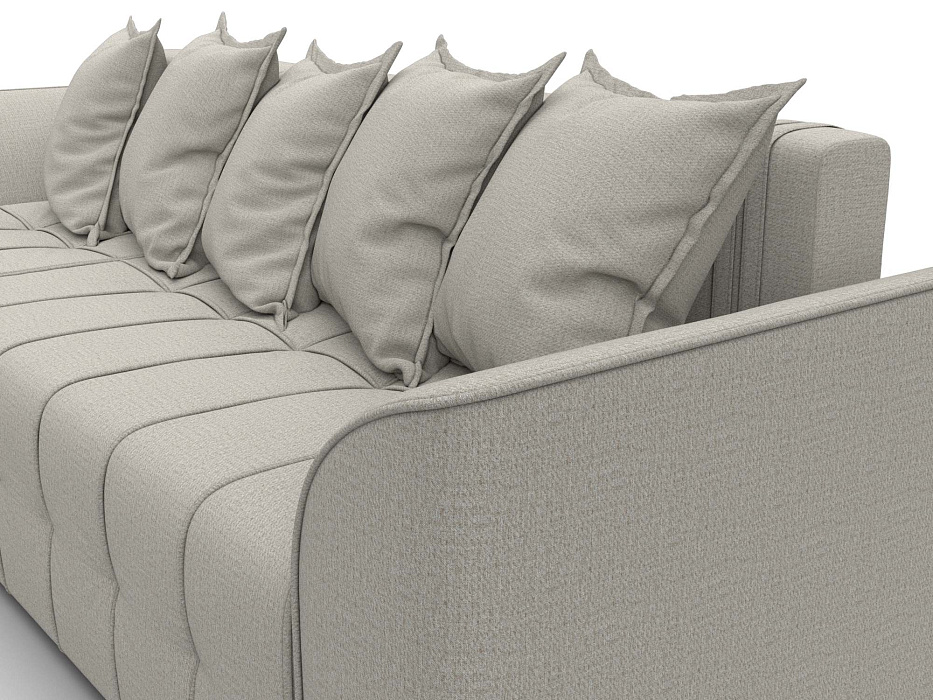 Диван угловой Лига-113 угол левый (амур 02 бежевый)