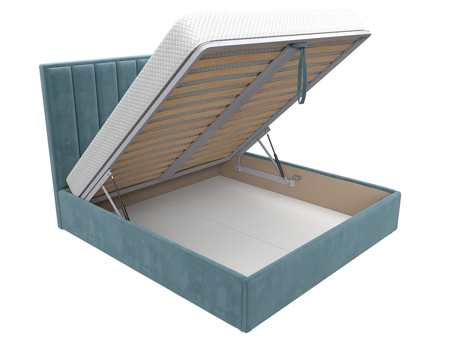 Кровать интерьерная Афродита 180 (seven 113 бирюзовый)