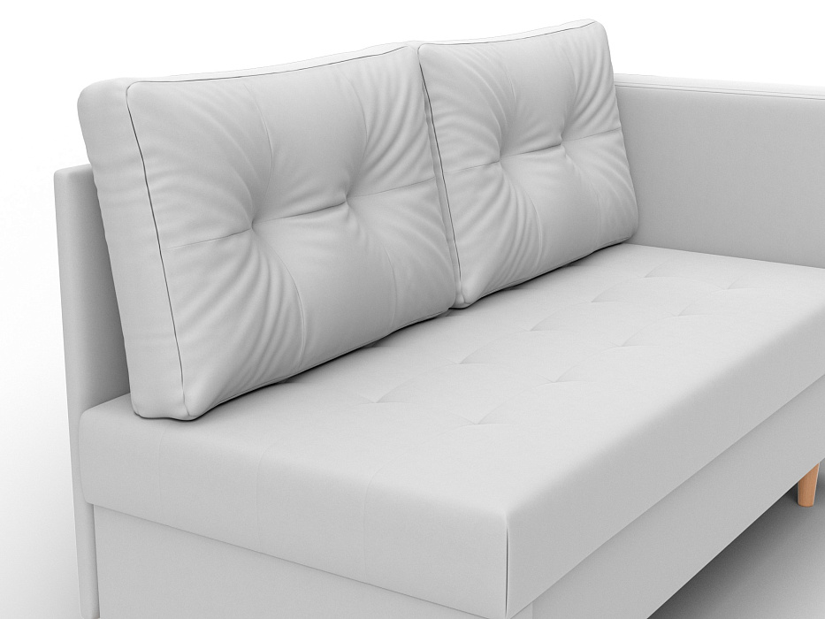 Кушетка Лига-098 (экокожа белый)