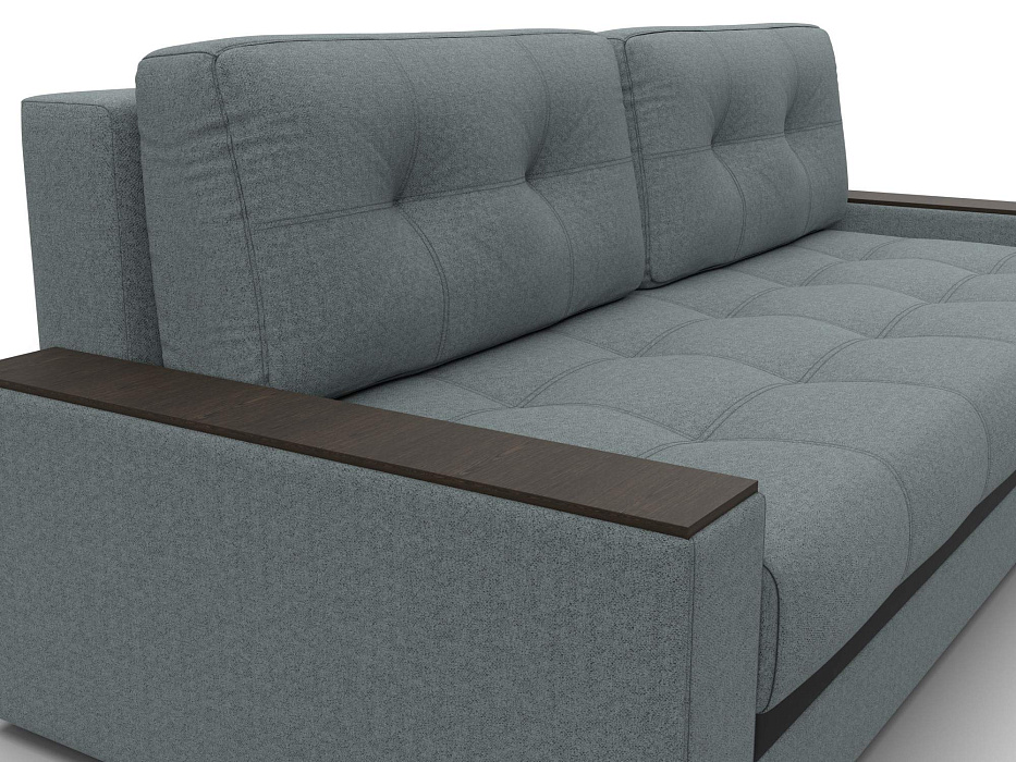 Диван прямой с декором Лига-096 НПБ фото в интернет-магазине Лига Диванов